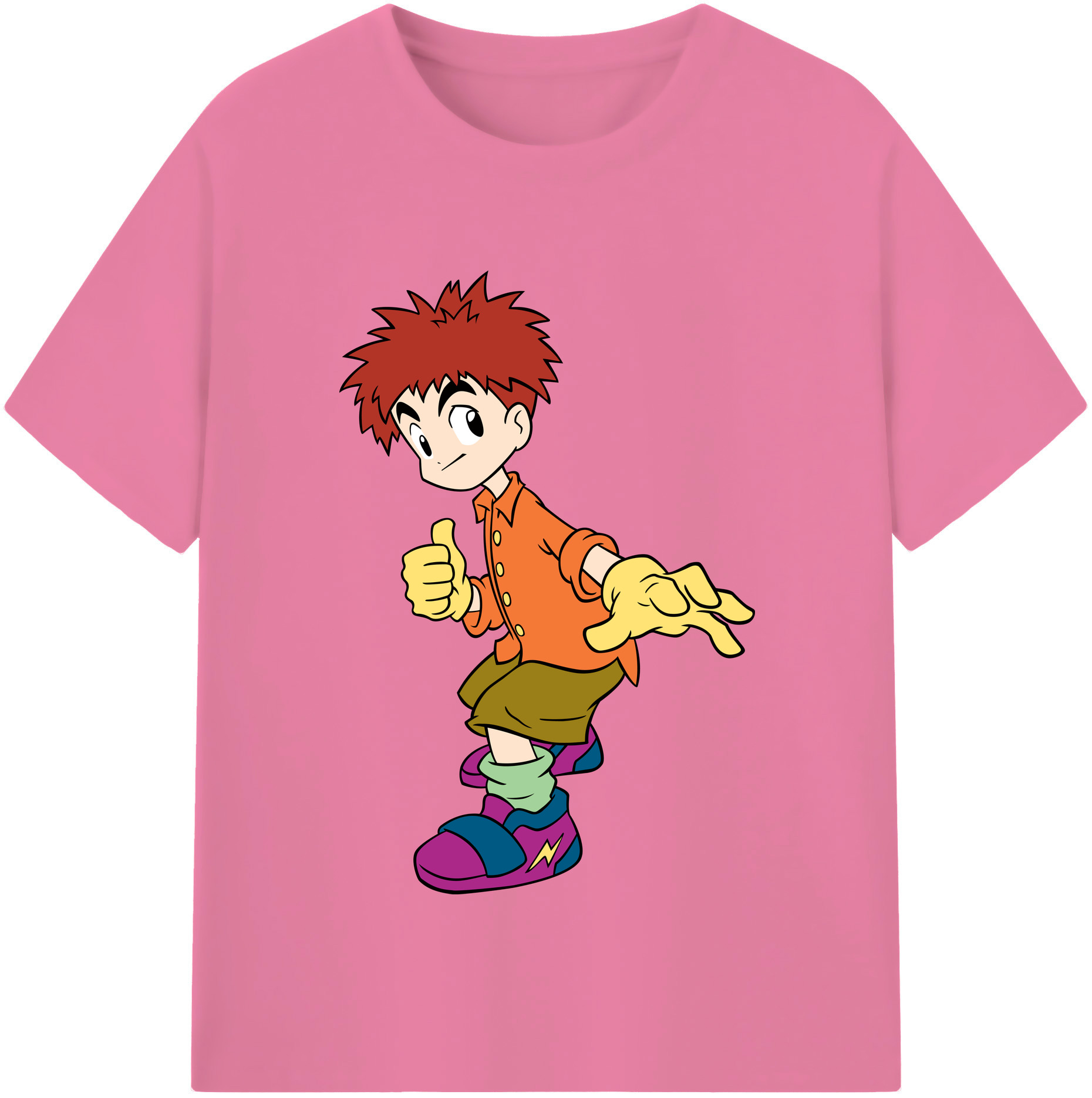 （画像用） Digimon デジタルモンスター/デジモン 綿100％半袖Tシャツ（フロントプリント）